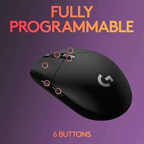 Logitech G305 LIGHTSPEED Wireless Optical Gaming Mouse Black image