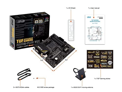 Asus TUF GAMING A520M-PLUS WIFI AM4 DDR4 Micro ATX image