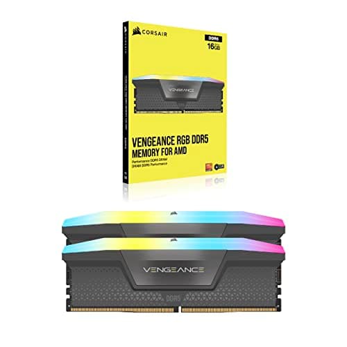 Corsair Vengeance RGB Black DDR5-6000 CL36 32GB (2x16GB) image