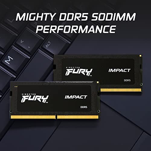 Kingston FURY Impact Black DDR5-6400 SODIMM CL38 16GB (1x16GB) image