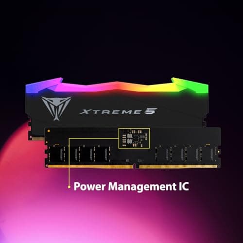 Patriot Viper Xtreme 5 RGB Black DDR5-8000 CL38 32GB (2x16GB) image