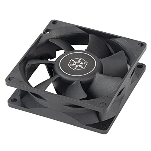Silverstone FN80 80mm Black 27.81 CFM image