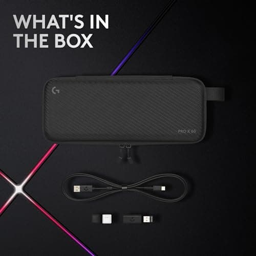 Logitech PRO X 60 RGB Bluetooth/Wireless/Wired Mini Keyboard image