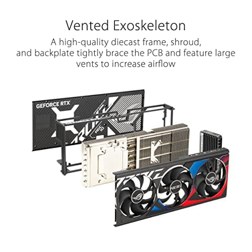 Asus GeForce RTX 4080 ROG STRIX GAMING OC 16GB GDDR6X Black / Red image