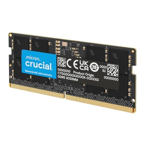 Crucial CT16G56C46S5 Black SODIMM DDR5-5600 CL46 16GB (1x16GB) image