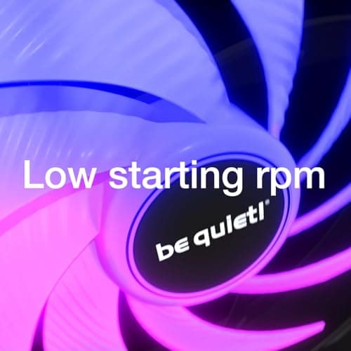 be quiet! Light Wings LX 140mm Addressable RGB PWM 75.5 CFM White 3-Pack image