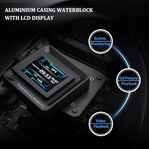 Thermalright Frozen Warframe 240 SE ARGB Water 240mm 70.84 CFM Black image