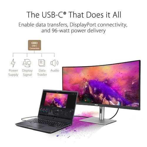 Asus ProArt Display PA34VCNV 34.1" 3440x1440 60Hz IPS Curved Monitor image