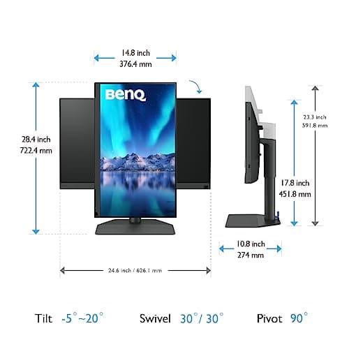 BenQ PhotoVue SW272U 27" 4K 60Hz IPS Monitor image