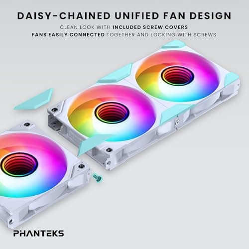 Phanteks M25G2-120 120mm White PWM D-RGB 3-Pack image