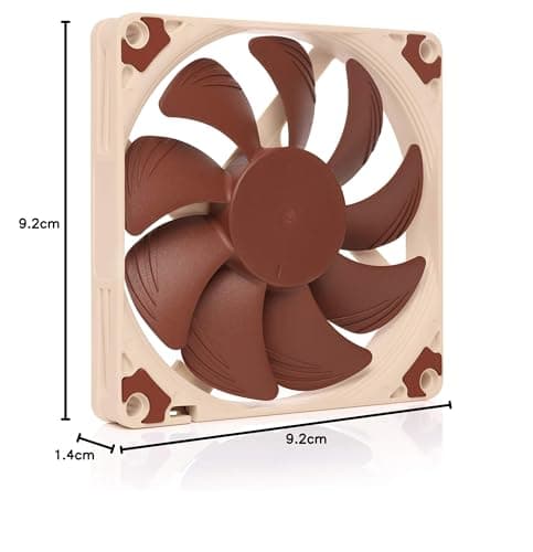 Noctua A9x14 92mm Brown PWM 29.72 CFM image