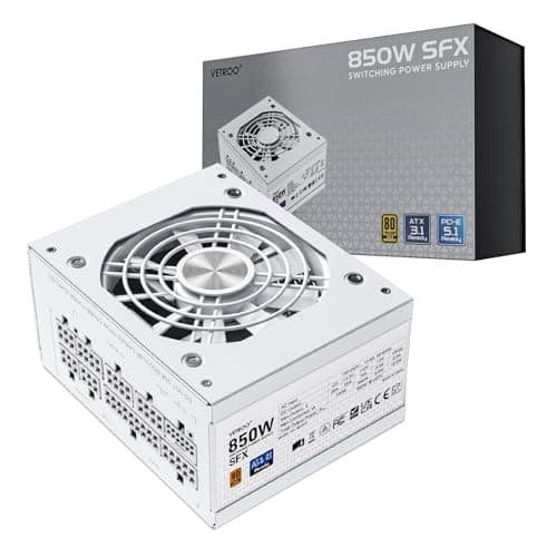 Vetroo CP-PSU-VT-850W-SFX White SFX 850W Fully Modular 80+ Gold Certified main image