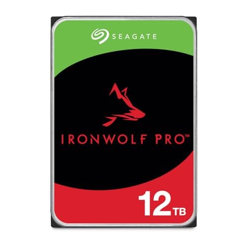 Seagate IronWolf Pro NAS 12TB HDD 7200RPM 3.5" SATA 6.0 Gb/s image