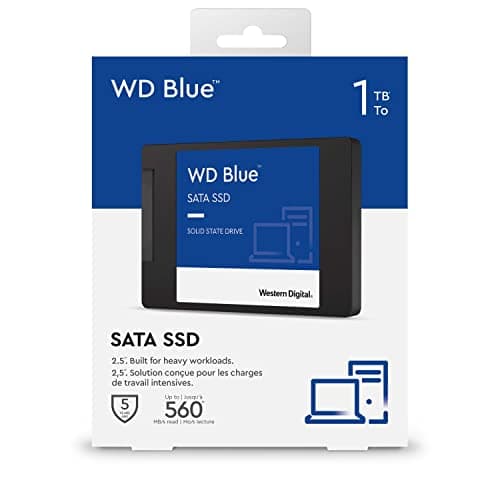 Western Digital Blue 1TB SSD 2.5" SATA 6.0 Gb/s image