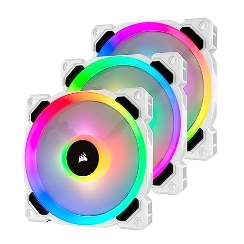 Corsair LL120 120mm RGB PWM 63 CFM White 3-Pack image