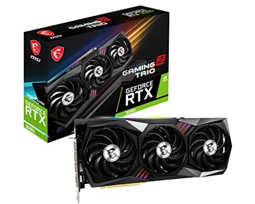 MSI GAMING Z TRIO GeForce RTX 3080 LHR 12GB GDDR6X Black / Gray main image