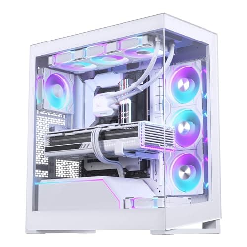 Phanteks NV5 MKII ATX Mid Tower White Tempered Glass Side Panel image