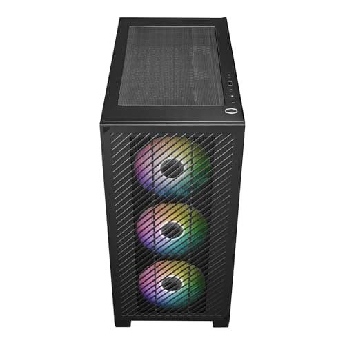 Cooler Master Elite 301 Micro ATX Mid Tower Black Tempered Glass image