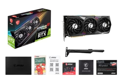 MSI GAMING Z TRIO GeForce RTX 3080 LHR 12GB GDDR6X Black / Gray image