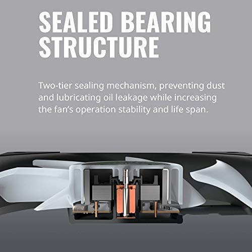 Cooler Master SickleFlow 140mm Black Addressable RGB PWM 67 CFM 1-Pack image