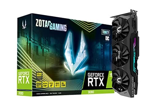 Zotac GAMING Trinity OC GeForce RTX 3080 10GB LHR 10GB GDDR6X Gray main image