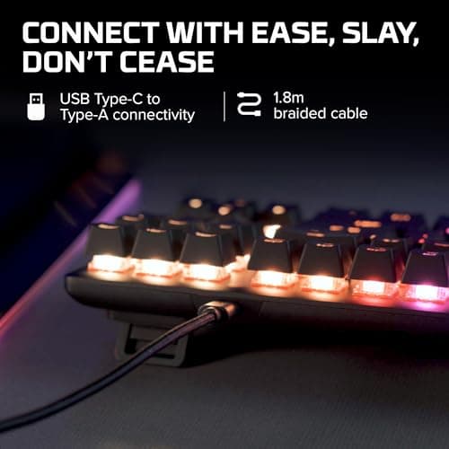 HP HyperX Alloy Origins Core RGB Wired HyperX Aqua Gaming Keyboard image