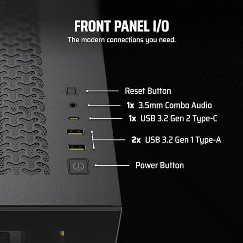 Corsair 3500X ARGB ATX Mid Tower Black Tempered Glass image