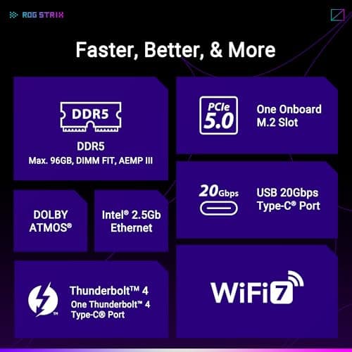 Asus B860 ROG STRIX B860-I GAMING WIFI LGA1851 DDR5 Mini ITX image