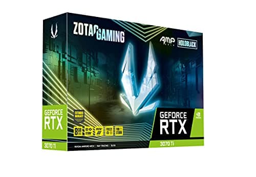 Zotac GeForce RTX 3070 Ti GAMING AMP Holo 8GB GDDR6X Black / Silver image