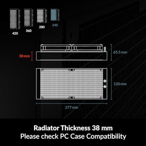 ARCTIC Liquid Freezer III Water 240mm A-RGB 48.82 CFM White image