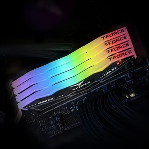 TEAMGROUP T-Force Delta RGB Black / Silver DDR5-7600 CL36 32GB (2x16GB) image