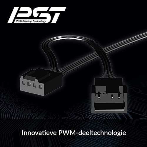 ARCTIC P12 PWM PST 120mm Black 56.3 CFM 1-Pack image