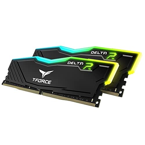 TEAMGROUP T-Force Delta RGB Black DDR4-3200 CL16 32GB (2x16GB) image