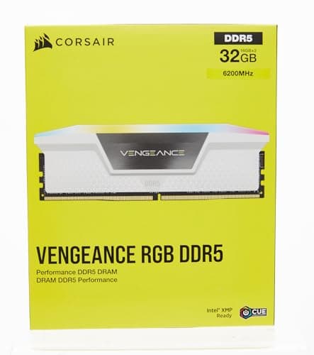 Corsair Vengeance RGB White DDR5-6200 CL36 32GB (2x16GB) image