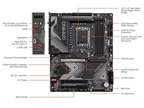 Gigabyte Z790 GAMING X AX DDR5 ATX image