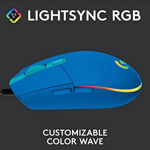 Logitech G203 Lightsync Wired Optical Gaming Mouse image
