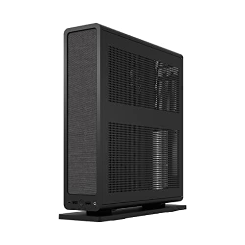 Fractal Design Ridge PCIe 4.0 Mini-ITX Tower Black with Mesh Side Panel and USB 3.2 Gen 2 Type-C / USB 3.2 Gen 1 Type-A image