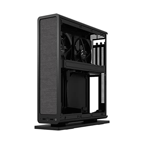 Fractal Design Ridge PCIe 4.0 Mini-ITX Tower Black with Mesh Side Panel and USB 3.2 Gen 2 Type-C / USB 3.2 Gen 1 Type-A image