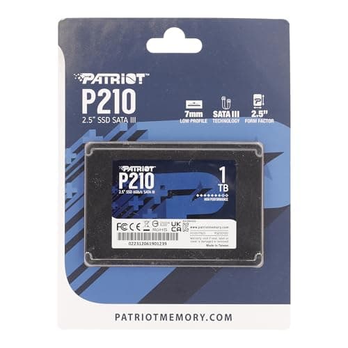 Patriot P210 1TB SSD 2.5" SATA 6.0 Gb/s image