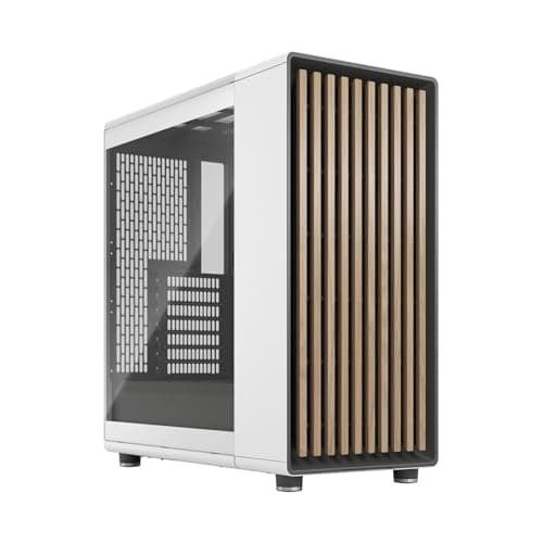 Fractal Design North Mid-Tower Case (Chalk White, Clear Window) image