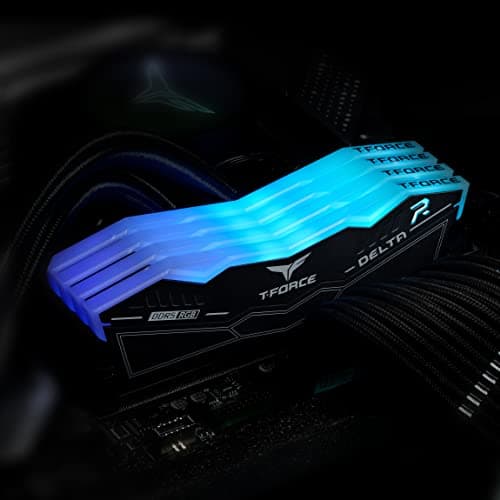 TEAMGROUP T-Force Delta RGB Black / Silver DDR5-7600 CL36 32GB (2x16GB) image