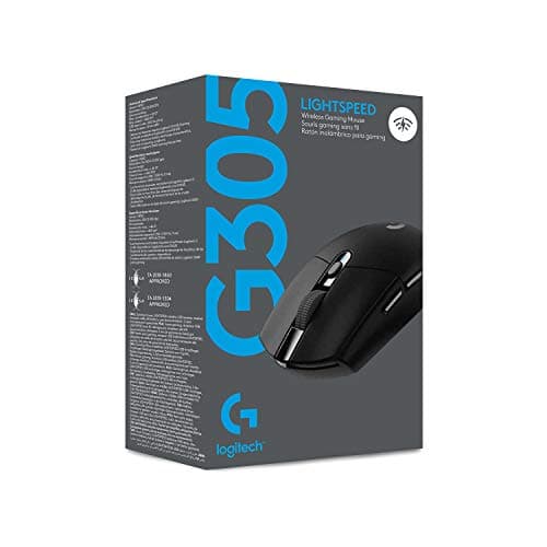 Logitech G305 LIGHTSPEED Wireless Optical Gaming Mouse Black image