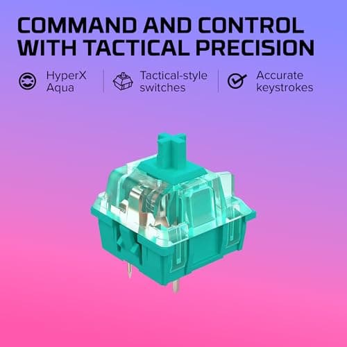 HP HyperX Alloy Origins Core RGB Wired HyperX Aqua Gaming Keyboard image