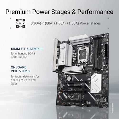 Asus PRIME B860-PLUS WIFI LGA1851 DDR5 ATX image