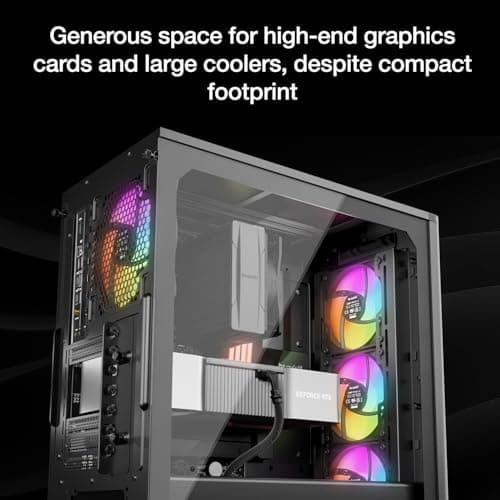 be quiet! Pure Base 501 LX ATX Mid Tower Black with Tempered Glass Side Panel and USB 3.2 Gen 2 Type-C USB 3.2 Gen 1 Type-A image