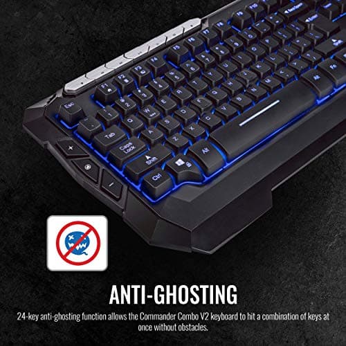 Thermaltake Commander Combo V2 Wired Gaming Keyboard with Optical Mouse image