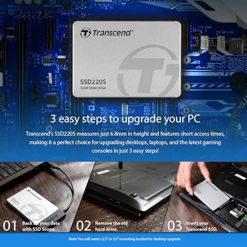 Transcend TS240GSSD220S 240GB 2.5" SSD SATA image