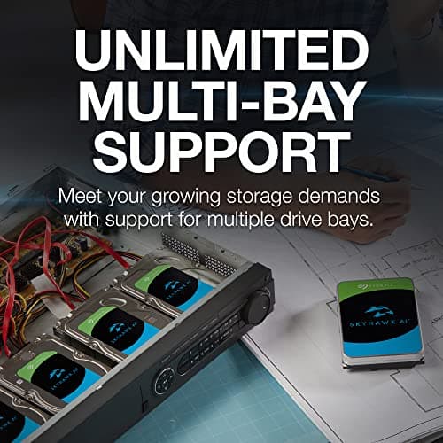 Seagate SkyHawk AI 10TB HDD 3.5" 7200RPM SATA image