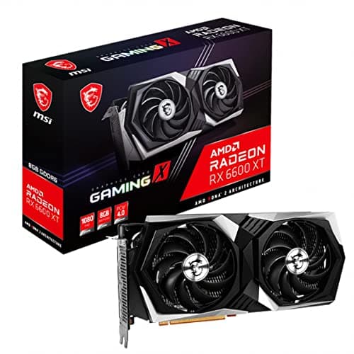 MSI Gaming X Radeon RX 6600 XT 8GB GDDR6 Black / Silver main image