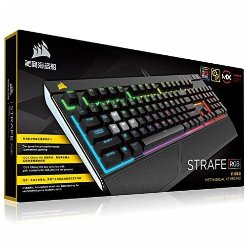 Corsair STRAFE RGB Wired Cherry MX Silent Mechanical Gaming Keyboard image